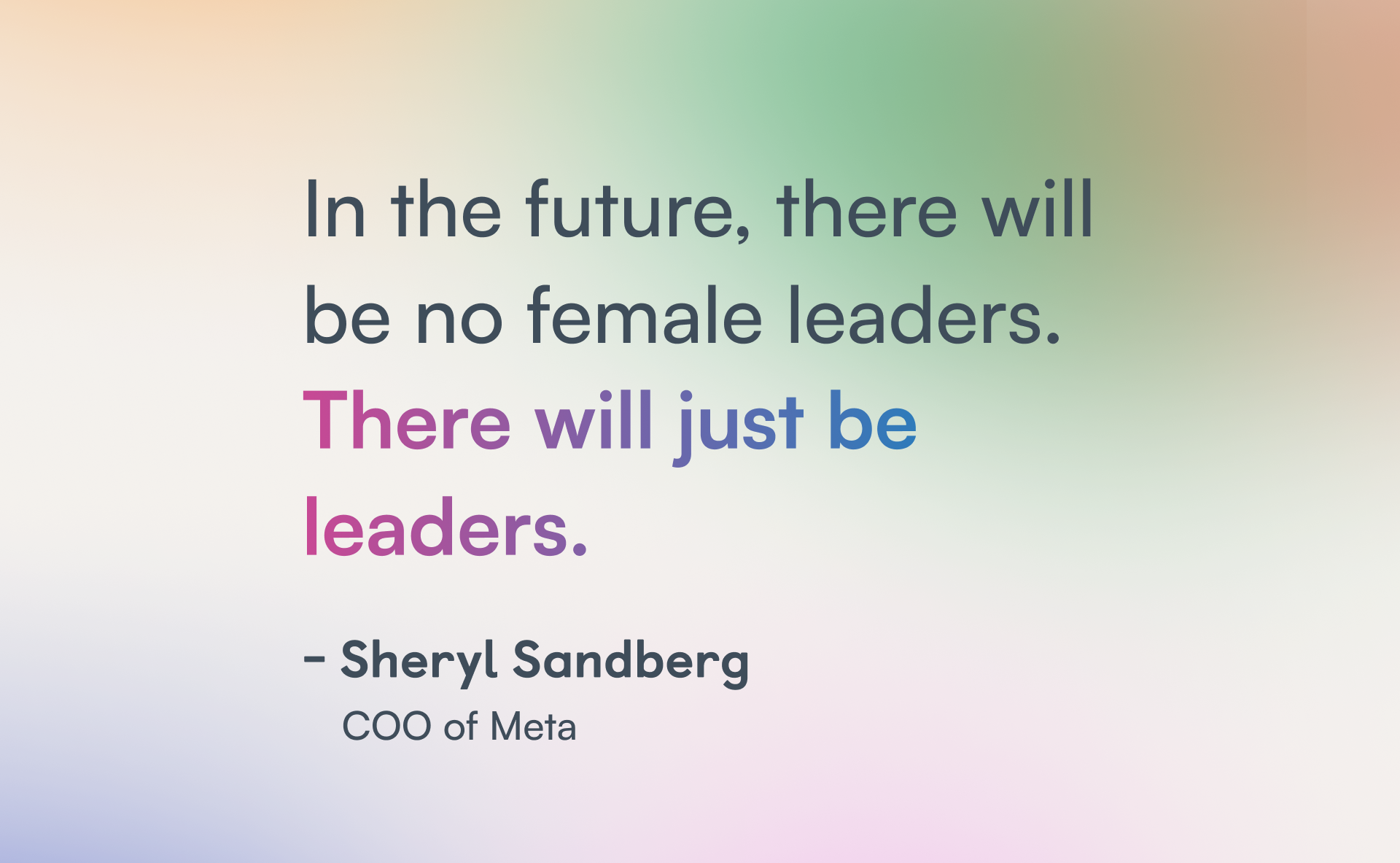 Sheryl Sandberg quote