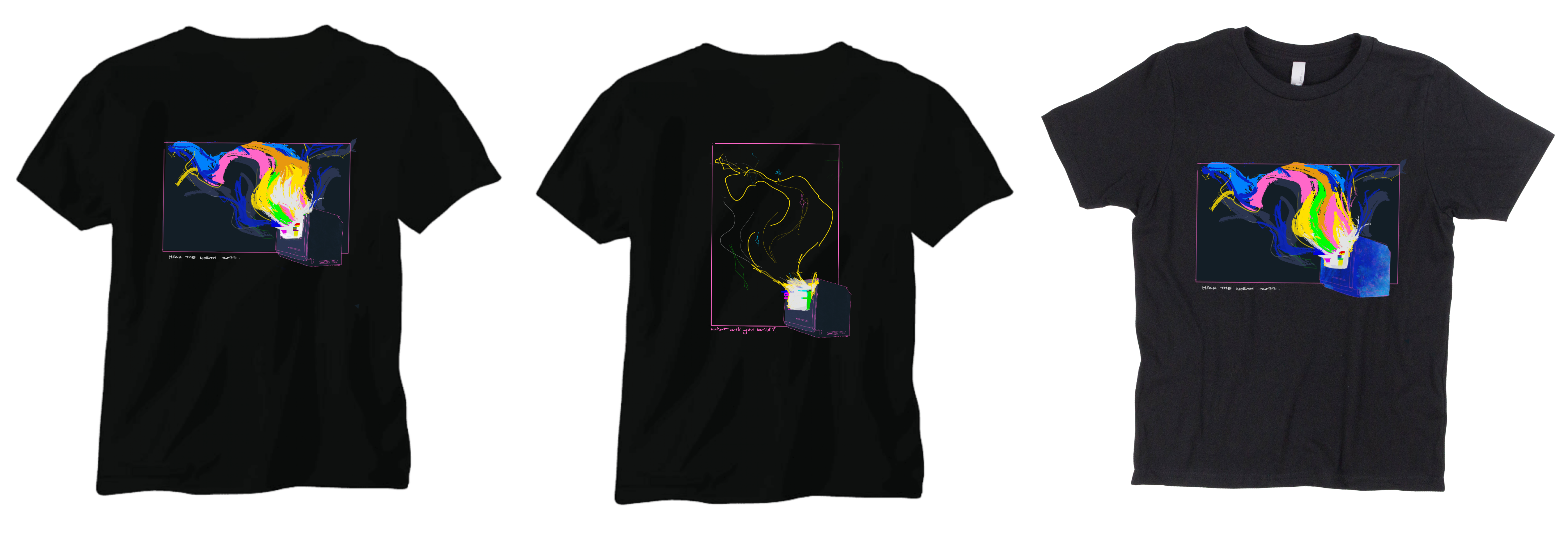 T-shirt rough designs