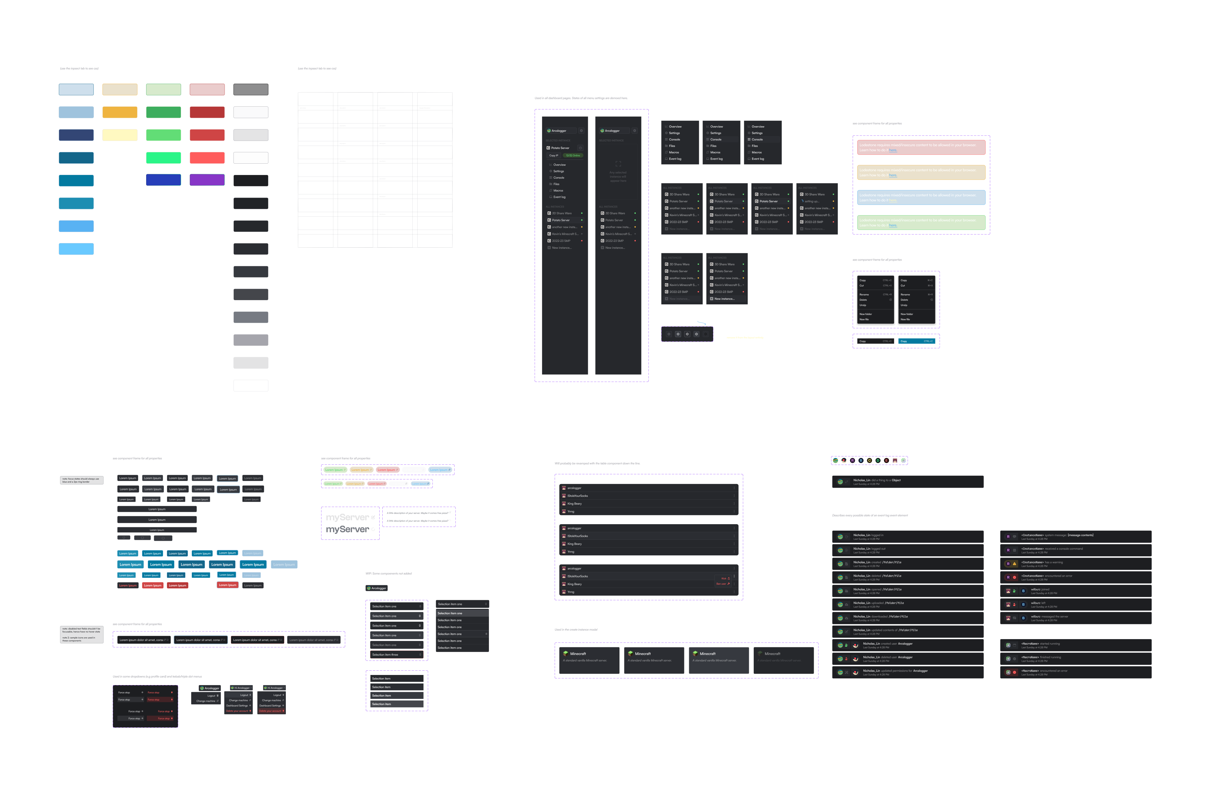 Colors and typography